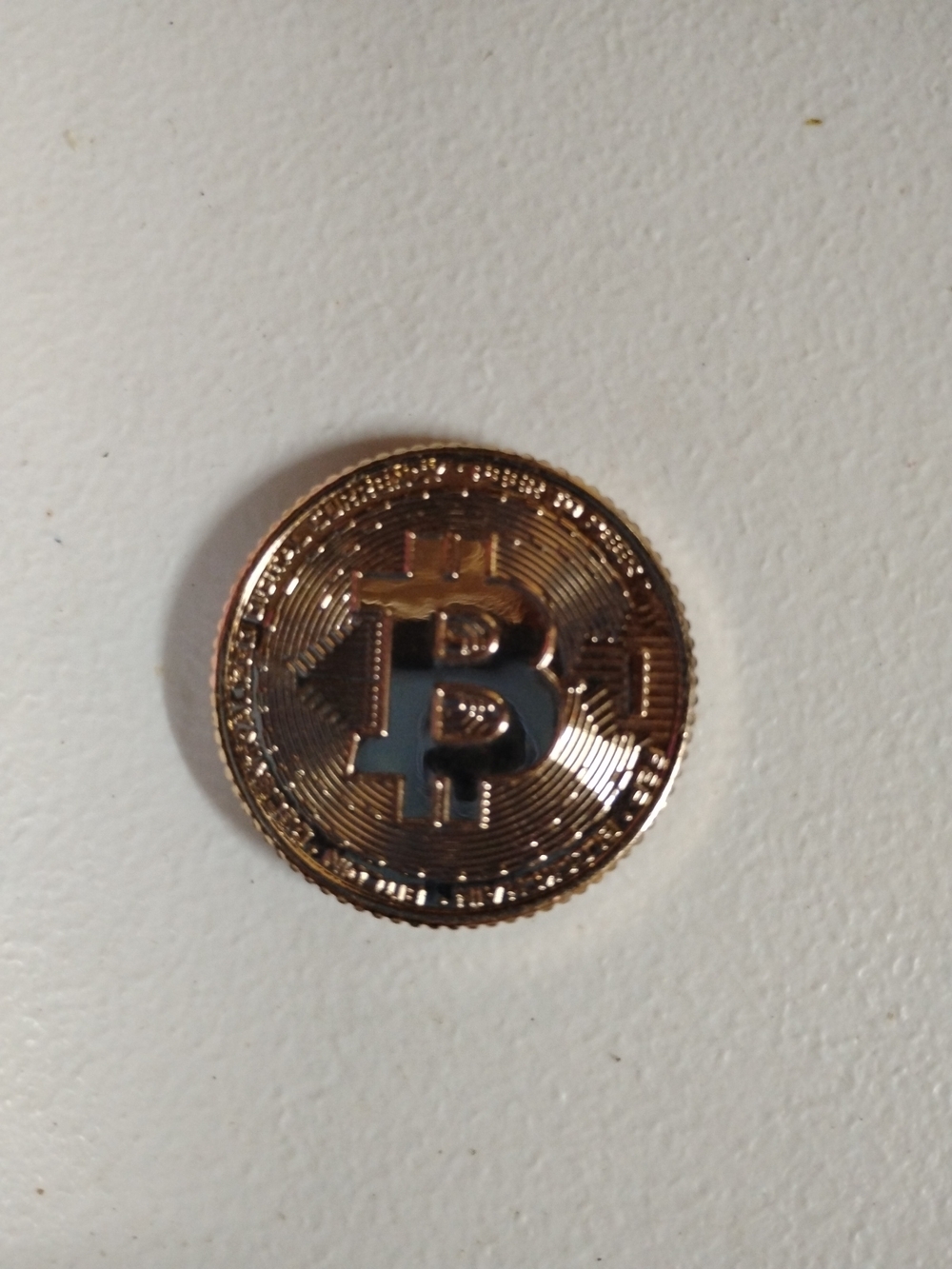 Gold Bitcoin Collectible Coin From Mini Verse Series 4 Ultra Rare Bit Coin